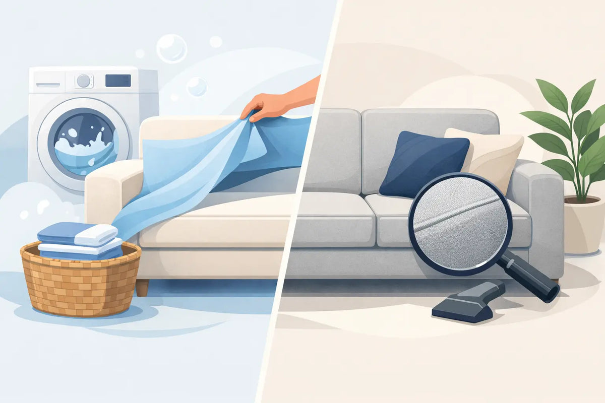 Washable Sofa Covers vs Fixed Upholstery Compared
