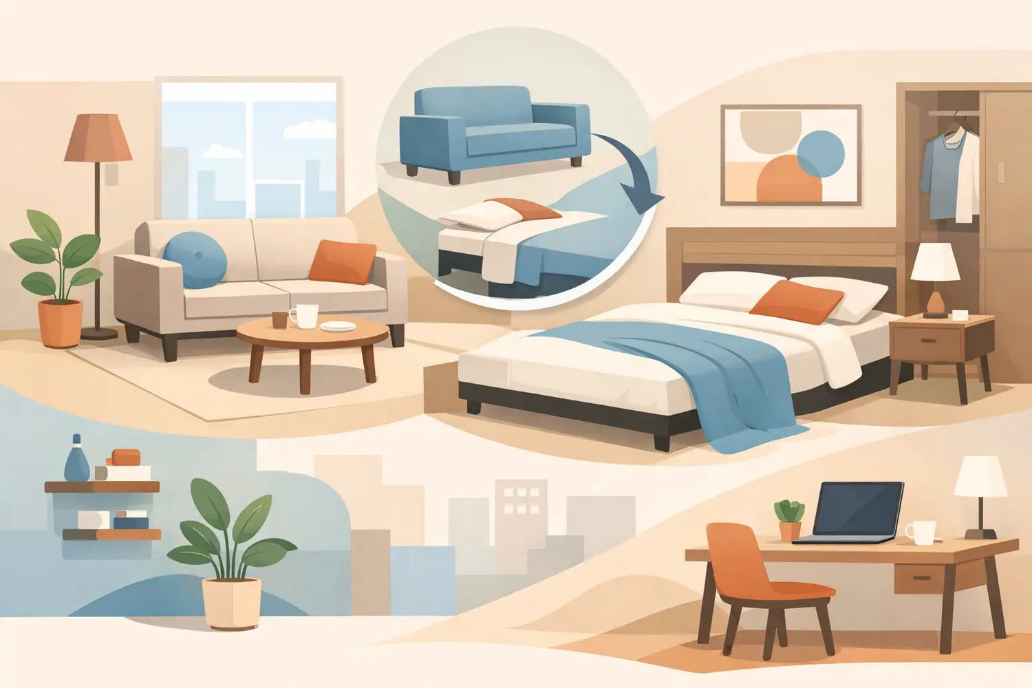 Modern Sofa Bed Apartment Ideas That Work