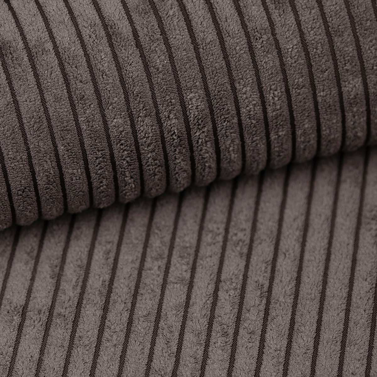 Fabric sample GROSSO Brown Graphite (GROSSO 120)