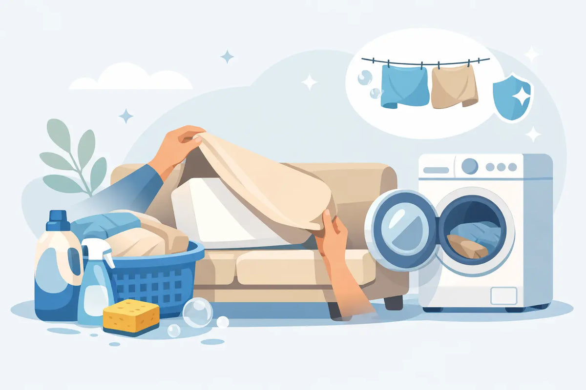 How to Clean Sofa Covers Without Ruining Them