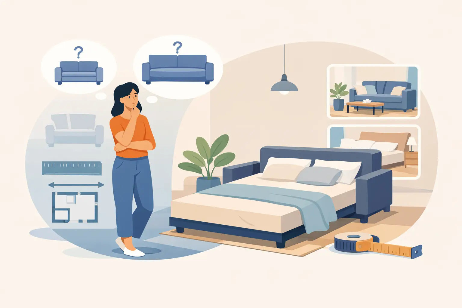 How to Choose Sofa Bed Size for Your Space