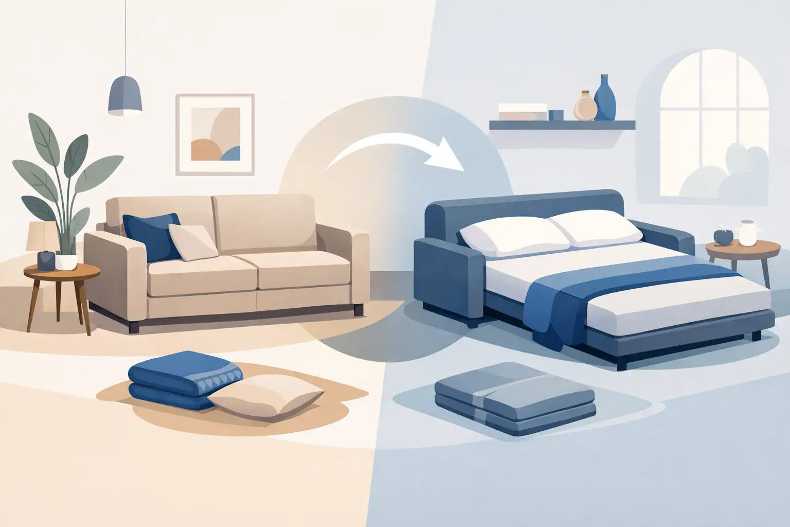 Custom Sofa Bed Design for Flexible Living
